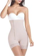 🩱 mariae colombian slimming strapless boyshorts shapewear bodysuit, fajas logo