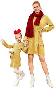 img 4 attached to 👗 PopReal Dresses with Matching Sleeve Outfits for Girls - Stylish Clothing Suitable for All Occasions