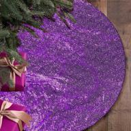 yuboo пурпурные рождественские праздничные украшения логотип