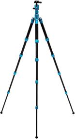 img 2 attached to 📷 MeFOTO Roadtrip S Lightweight Aluminum Tripod/Monopod - Blue (RTSABLU)