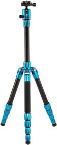 img 1 attached to 📷 MeFOTO Roadtrip S Lightweight Aluminum Tripod/Monopod - Blue (RTSABLU)