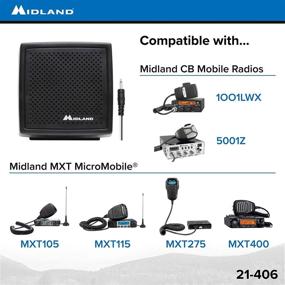 img 1 attached to Enhance Your Radio Experience with the Midland 21-406 Deluxe Micromobile Extension Speaker