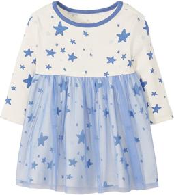 img 4 attached to 🌙 Moon Back Dresses by Hanna Andersson for Toddler Girls' Clothing