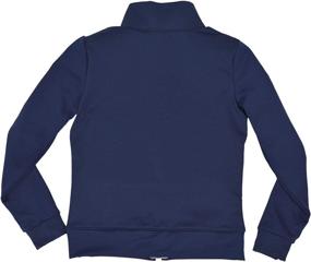 img 3 attached to Girl's Dance Cheer Warm Up Jacket - Stretch and Comfort for Optimal Performance