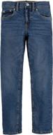 👖 stylish levis regular taper jeans washed boys' clothing in jeans - ideal for fashionable kids! logo