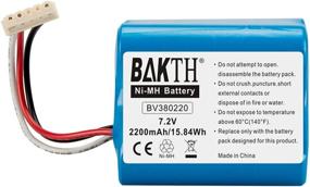 img 3 attached to 🔋 Аккумулятор BAKTH емкостью 2200mAh 7.2V NiMH для роботов-пылесосов iRobot Braava & Mint - замена с реальной емкостью