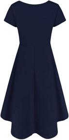 img 3 attached to Get noticed with ReoRia Women's 👗 Sleeve Cocktail Skater Dress: Stylish Women's Clothing