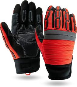 img 4 attached to Meta MIner Professional Reinforced Glove Fluorescent Occupational Health & Safety Products