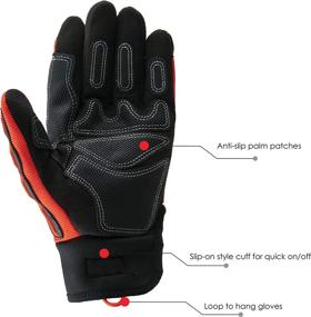 img 3 attached to Meta MIner Professional Reinforced Glove Fluorescent Occupational Health & Safety Products