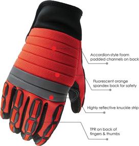img 2 attached to Meta MIner Professional Reinforced Glove Fluorescent Occupational Health & Safety Products