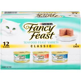 img 1 attached to Purina Fancy Feast Classic Seafood Feast Variety Cat Food (Possible packaging variations)