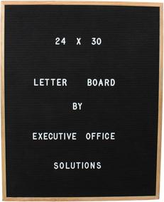 img 3 attached to 💼 Efficient and Stylish Executive Office Solutions Changeable Letter Product