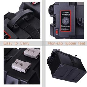 img 3 attached to 🔋 Smart Battery Box Power Center для дома на колесах с двумя разъемами Anderson: идеальное решение для батареи подвесного мотора на морских лодках.
