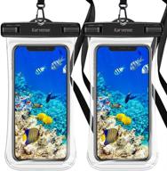 waterproof karvense cellphone swimming snorkeling cell phones & accessories for cases, holsters & clips logo