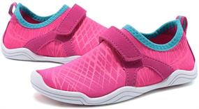 img 3 attached to 👟 GLOBTOUCH Athletic Quick Dry Walking DKSX Pink 31 Girls' Shoes - Stylish and Comfortable Athletic Footwear