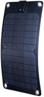 harness sun's energy with nature power 5w semi-flexible solar panel logo