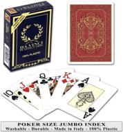 🃏 da vinci 100% plastic playing cards, single deck, multiple attractive designs available logo