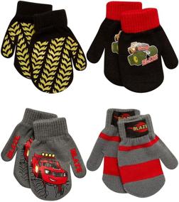 img 4 attached to 🧤 Stay Warm in Style with Nickelodeon Boys Pack Mitten Glove Boys' Accessories for Cold Weather