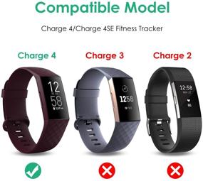 img 3 attached to 🔌 Кабель-зарядка NANW для Fitbit Charge 4 - набор из 2-х USB-кабелей с док-станцией - основные аксессуары для умных часов Charge 4.