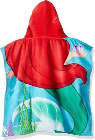 img 3 attached to Magical Disney Little Mermaid Ariel Cotton Hooded Towel