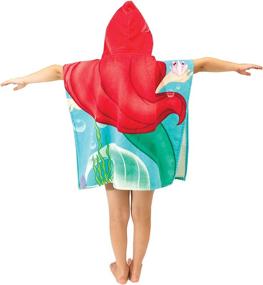 img 1 attached to Magical Disney Little Mermaid Ariel Cotton Hooded Towel