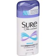 🌬️ sure original solid anti-perspirant & deodorant - pack of 12, regular scent 2.70 oz: effective protection that lasts logo