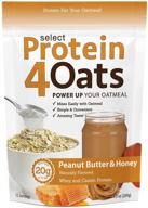 🥜 pescience select protein4oats: peanut butter and honey blend for enhanced oats and oatmeal logo