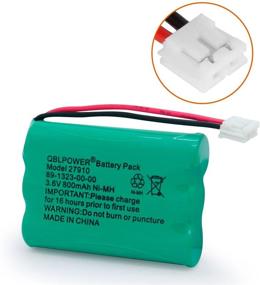 img 3 attached to 🔋 High-Performance QBLPOWER 27910 Cordless Phone Battery Pack of 2 - Compatible with Vtech, AT&T, Motorola, RadioShack Handsets - Rechargeable 3.6V Battery