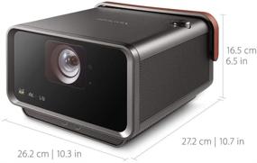 img 1 attached to 🎥 ViewSonic X10-4KE: Portable Smart Wi-Fi Home Theater Projector with True 4K UHD, Shorter Throw, Harman Kardon Speakers, 3D Ready, HDMI & USB Type C