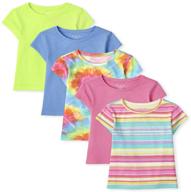 🌈 girls rainbow basic layering tee 5-pack by the children's place - enhanced for seo logo