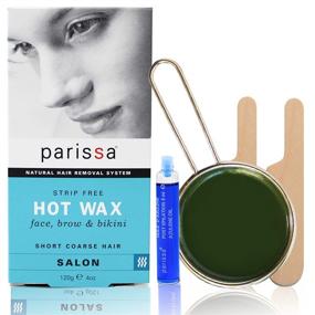 img 1 attached to 💪 Parissa Salon Style Hard Wax, Strip-Free (120g), Pack Of 3 - Enhanced SEO