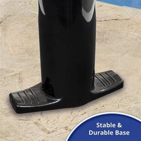 img 1 attached to 💦 Aqua Double Quick: Advanced Heavy Duty Air Pump for Inflatables, Air Mattresses, and Sports Balls - Dual-Action Hand Pump with 4 Nozzle Attachments, Black