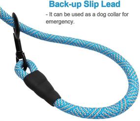 img 2 attached to 🐾 MayPaw 10FT Rope Dog Leash: Strong & Padded Nylon Lead for Large Dogs - Ideal for Training, Playtime, and Walking