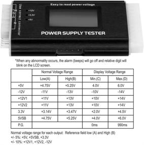 img 1 attached to 💡 Kingwin KPST-01: Продвинутый тестер компьютерного блока питания с цифровым ЖК-экраном.