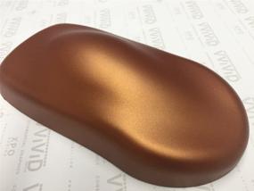 img 2 attached to Enhance Your Vehicle with VViViD+ Matte Metallic Copper Rust Vinyl Wrap - 1ft x 5ft