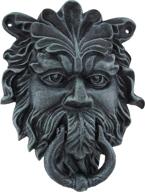 verdigris finish celtic greenman knocker logo