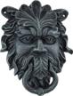 verdigris finish celtic greenman knocker logo