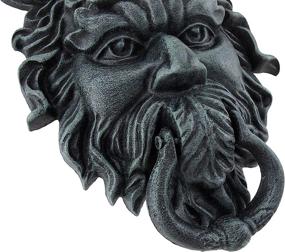 img 2 attached to Verdigris Finish Celtic Greenman Knocker