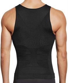 img 3 attached to GSKS Shaper Slimming Compression Shapewear Men's Clothing for Active