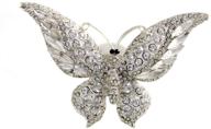 🦋 enhance your car's ambiance with bestbling bling crystal car fragrance butterfly diffuser – vent clip air freshener (silver) logo