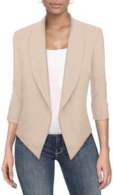 img 4 attached to Womens Casual Office Blazer JK1133