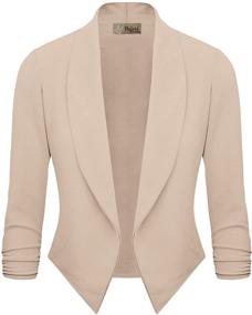 img 3 attached to Womens Casual Office Blazer JK1133