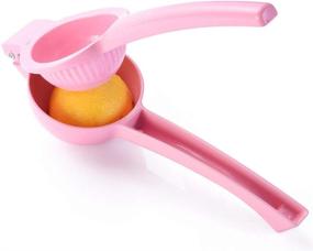 img 4 attached to 🍋 Single-Pink Heavy Duty Metal Lime Squeezer - Manual Lime Press Juicer Hand Fruit Extractor