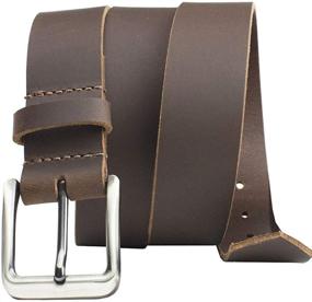 img 4 attached to 👔 Stylish Roan Mountain Genuine Leather Belt - Elevate Your Wardrobe!