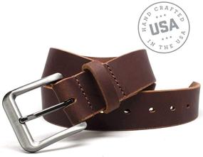 img 2 attached to 👔 Stylish Roan Mountain Genuine Leather Belt - Elevate Your Wardrobe!