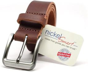 img 1 attached to 👔 Stylish Roan Mountain Genuine Leather Belt - Elevate Your Wardrobe!