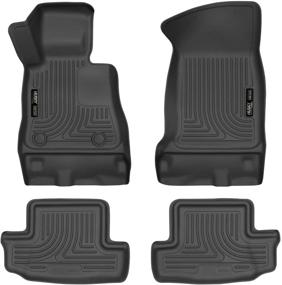 img 4 attached to Husky Liners 99121 Chevrolet Camaro Weatherbeater Front & 2nd Seat Floor Mats