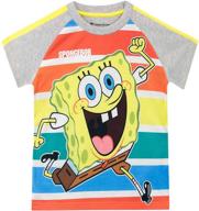 spongebob boys sponge t shirt multicolored boys' clothing in tops, tees & shirts logo