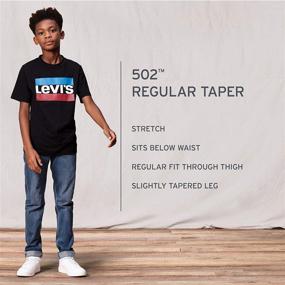 img 1 attached to Levi's Regular Taper Fit Jeans for Boys