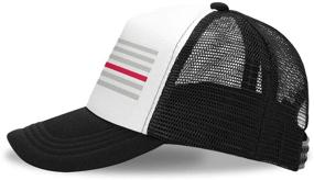 img 2 attached to 🧢 OASCUVER Kids American Trucker Baseball Boys' Hats & Caps Accessories - Perfect for a Stylish Look!